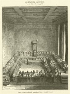 Ordinary Session of the States of Languedoc by French School