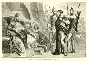Zedekiah Before the King of Babylon by French School