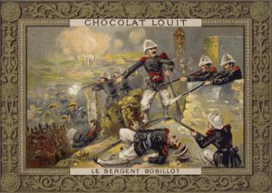 Sergeant Jules Bobillot, French soldier, at the Siege of Tuyen Quang, Tonkin, Sino-French War, 1884-1885 by French School