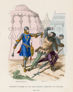 Sergeant of Arms Arresting a Looter, 1290-1330