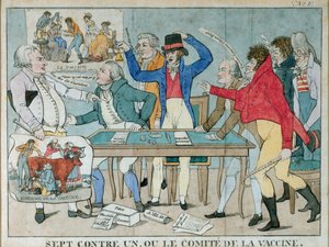 Seven against One, or The Vaccine Committee, c.1800