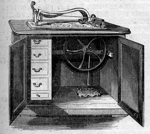 Sewing machine by French School