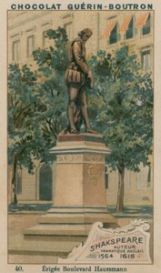 Shakespeare, English Dramatist, 1564-1616, Erected Boulevard Haussmann by French School