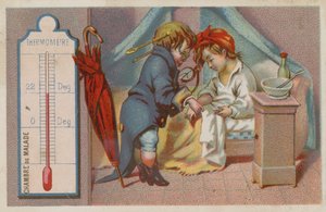 Sickroom by French School