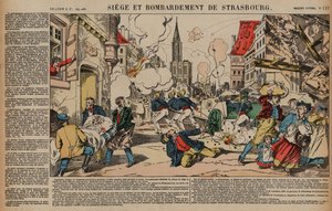 Siege and bombardment of Strasbourg, Franco-Prussian War, August-September 1870