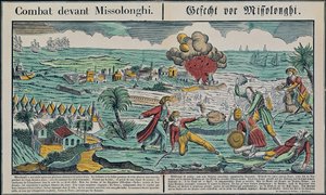 Siege of Missolonghi, 22nd April 1826