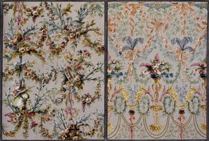 Silk for furnishings, Engraving from Dictionnaire de l