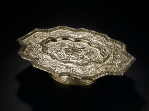 Silver-Gilt Salver of Shaped Outline, from the Lennoxlove Toilet Service, Owned by Frances Teresa Stewart, Duchess of Richmond and Lennox: French, Paris, 1666 - 1667 by French School