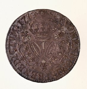 Silver French Ecu, Reign of King Louis XIV by French School