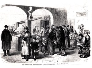 Soup Kitchen in Paris by French School