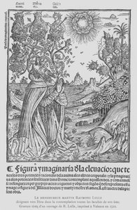 Spanish Philosopher and Franciscan Tertiary Ramon Llull in Contemplation, Directing All the Faculties of His Soul to God by French School