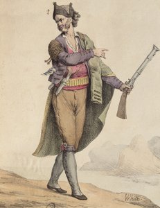 Spanish Smuggler of Cadiz Area, 1815 (engraved by Langlume)
