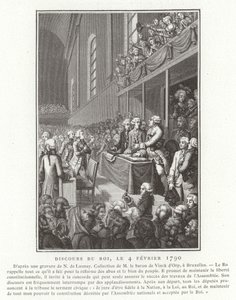 Speech by King Louis XVI of France to the National Assembly, French Revolution, 4 February 1790 by French School