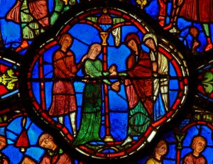 St Anthony gives sister to 2 nuns by French School