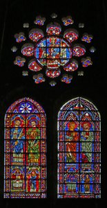 St Cosmos, St Damien, St Gervais and Proteus; Donor Priests; The Virgin and Child Above by French School