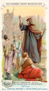 St Gregory sends missionaries to England, 596 by French School