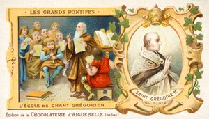 St Gregory the Great, and a school of Gregorian chant by French School