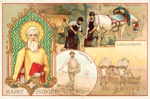 St Isidore, patron saint of farmers and day labourers