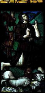 St. John the Baptist in the Wilderness, from Rouen, Mid 16th Century by French School