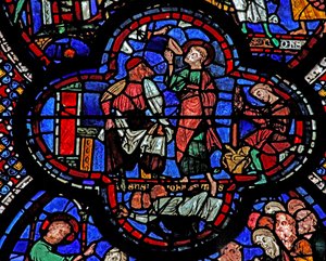 St John Window: He Drinks the Poisoned Chalice by French School