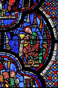 St John Window: On Patmos He Writes the Apocalypse