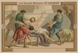 St Lawrence by French School