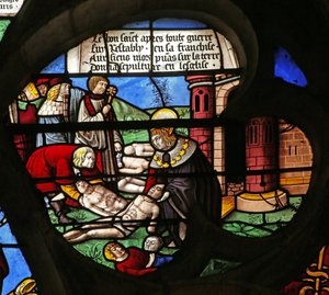 St Louis Performing Good Deeds: Burying the Dead by French School