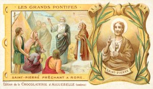 St Peter preaching in Rome by French School