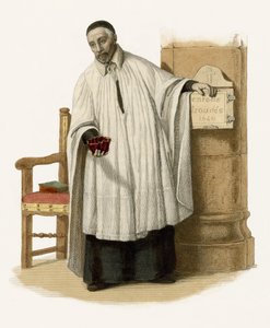 St Vincent de Paul by French School