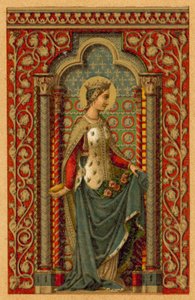 Saint Elizabeth of Hungary by French School