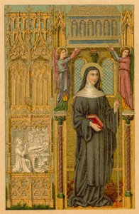 Saint Scholastica by French School