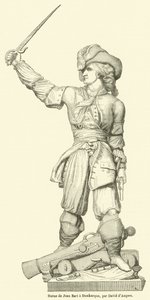 Statue of Jean Bart in Dunkirk