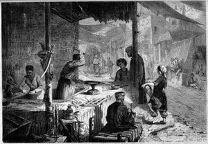 Street Metier: A Damasquineur Gunsmith in the Streets of Trebizonde, Turkey by French School