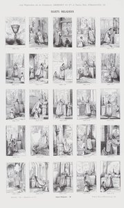 Religious Subjects (engraving) by French School