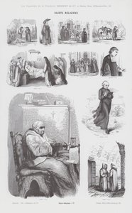 Religious Subjects (engraving) by French School