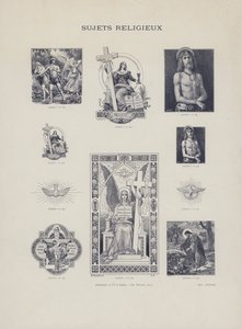Religious Subjects (engraving) by French School
