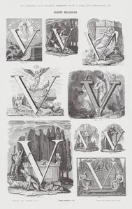 Religious Subjects (engraving) by French School