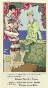 Sundress and Sports Dress, from Art-Gout-Beaute, published 1924