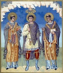 Symbolic Coronation of a Franc Prince Surrounded by Religious