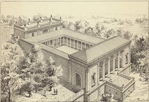 Temple of Baal by French School