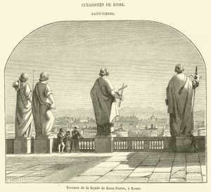 Terrace of the Facade of Saint Peter