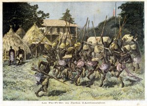 The Africans Pai-Pi-Bri at the Garden of Acclimation - in Le Petit Journal of 05/08/1893 by French School