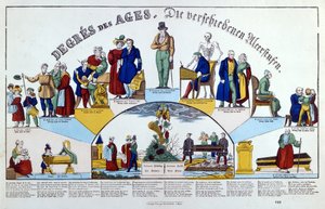 The Ages of Man, c.1840 by French School