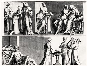The Aldobrandini Wedding, after a Roman Fresco by French School