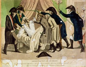 The Arrest of General Charles Pichegru by French School