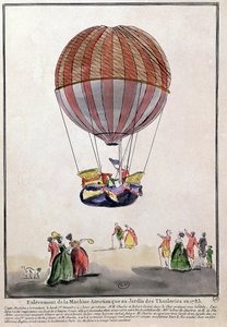 The Ascent of the Aerostat in the Jardin des Tuileries, 1st December, 1783
