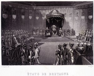 The Assembly of the States General of Brittany and Vendée by French School