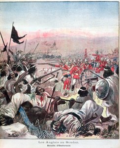 The Battle of Omdurman, cover of Lectures Pour Le Dimanche, September 1898 by French School