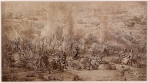 The Battle of Quiberon by French School