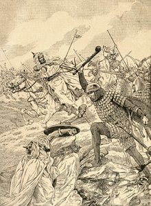 The Battle of Tours aka The Battle of Poitiers, 732 by French School